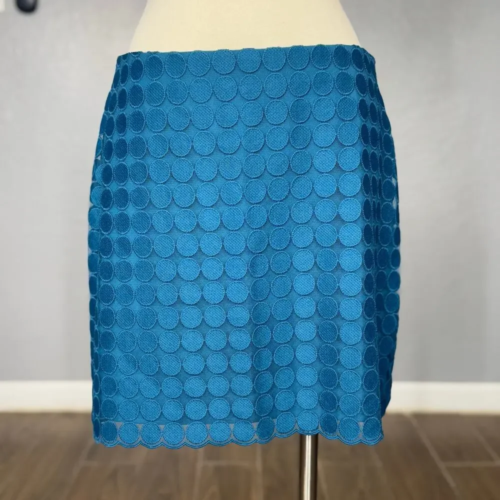 Trina Turk Women's Rico Skirt, Bethesda Blue, US 6